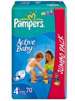 PAMPERS 4+ MAXI (9-20) 62 ks