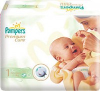 Pampers Premium Care 1 Newborn (2-5kg) 78ks